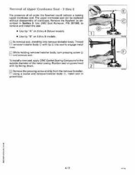 1992 Johnson/Evinrude EN 2.3 thru 8 outboards Service Repair Manual, P/N 508141, Page 154