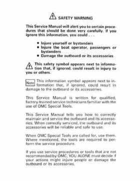 1992 Johnson Evinrude "EN" 40 thru 55 Service Repair Manual, P/N 508143, Page 2