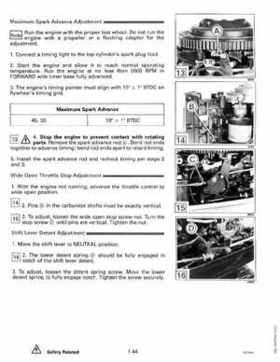 1992 Johnson Evinrude "EN" 40 thru 55 Service Repair Manual, P/N 508143, Page 50