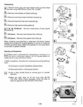 1992 Johnson Evinrude "EN" 40 thru 55 Service Repair Manual, P/N 508143, Page 94