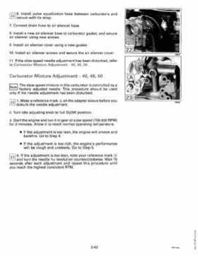 1992 Johnson Evinrude "EN" 40 thru 55 Service Repair Manual, P/N 508143, Page 98