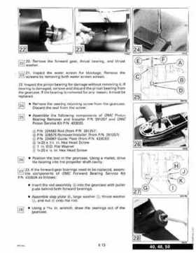 1992 Johnson Evinrude "EN" 40 thru 55 Service Repair Manual, P/N 508143, Page 213