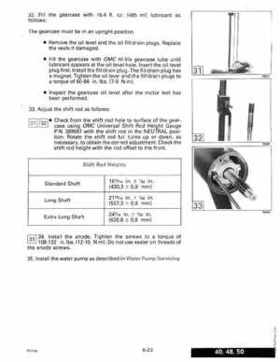 1992 Johnson Evinrude "EN" 40 thru 55 Service Repair Manual, P/N 508143, Page 223