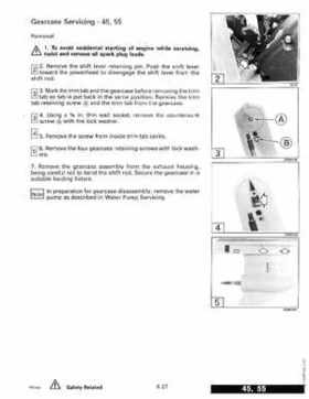 1992 Johnson Evinrude "EN" 40 thru 55 Service Repair Manual, P/N 508143, Page 227