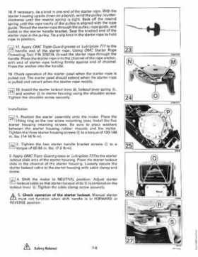 1992 Johnson Evinrude "EN" 40 thru 55 Service Repair Manual, P/N 508143, Page 265