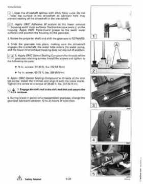 1992 Johnson Evinrude "EN" 60 deg Loop V Service Repair Manual, P/N 508146, Page 191