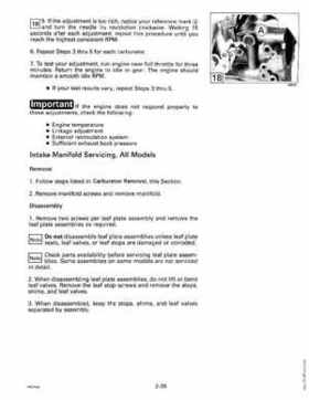 1992 Johnson Evinrude "EN" 60 thru 70 Service Repair Manual, P/N 508144, Page 88