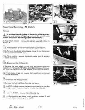 1992 Johnson Evinrude "EN" 60 thru 70 Service Repair Manual, P/N 508144, Page 136