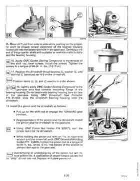 1992 Johnson Evinrude "EN" 60 thru 70 Service Repair Manual, P/N 508144, Page 205