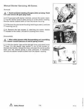 1992 Johnson Evinrude "EN" 60 thru 70 Service Repair Manual, P/N 508144, Page 213