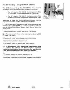 1992 Johnson Evinrude "EN" 60 thru 70 Service Repair Manual, P/N 508144, Page 321