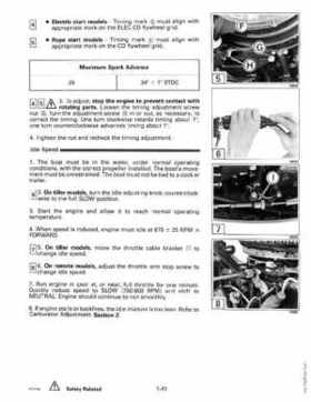 1992 Johnson Evinrude "EN" 9.9 thru 30 Service Repair Manual, P/N 508142, Page 47