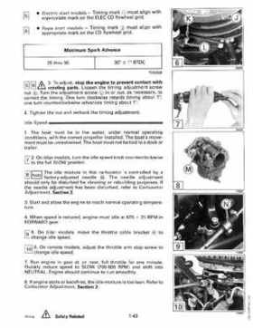 1992 Johnson Evinrude "EN" 9.9 thru 30 Service Repair Manual, P/N 508142, Page 49