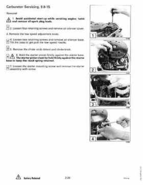 1992 Johnson Evinrude "EN" 9.9 thru 30 Service Repair Manual, P/N 508142, Page 81