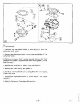 1992 Johnson Evinrude "EN" 9.9 thru 30 Service Repair Manual, P/N 508142, Page 91