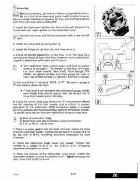 1992 Johnson Evinrude "EN" 9.9 thru 30 Service Repair Manual, P/N 508142, Page 92
