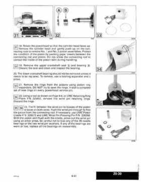 1992 Johnson Evinrude "EN" 9.9 thru 30 Service Repair Manual, P/N 508142, Page 183