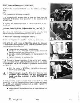 1992 Johnson Evinrude "EN" 9.9 thru 30 Service Repair Manual, P/N 508142, Page 194