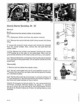1992 Johnson Evinrude "EN" 9.9 thru 30 Service Repair Manual, P/N 508142, Page 305