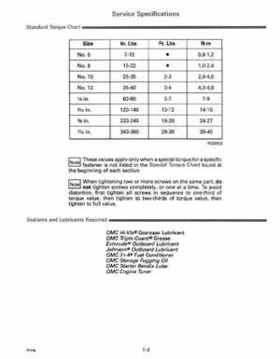 1992 Johnson Evinrude "EN" 90 deg. Cross V Service Repair Manual, P/N 508145, Page 9