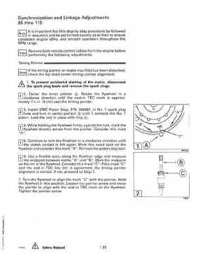 1992 Johnson Evinrude "EN" 90 deg. Cross V Service Repair Manual, P/N 508145, Page 39