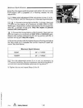 1992 Johnson Evinrude "EN" 90 deg. Cross V Service Repair Manual, P/N 508145, Page 47