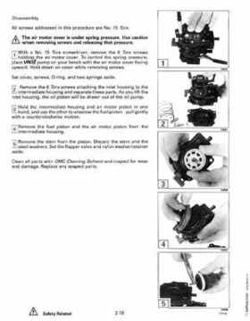 1992 Johnson Evinrude "EN" 90 deg. Cross V Service Repair Manual, P/N 508145, Page 71