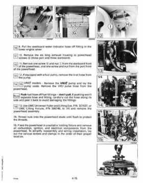 1992 Johnson Evinrude "EN" 90 deg. Cross V Service Repair Manual, P/N 508145, Page 167