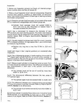 1992 Johnson Evinrude "EN" 90 deg. Cross V Service Repair Manual, P/N 508145, Page 175