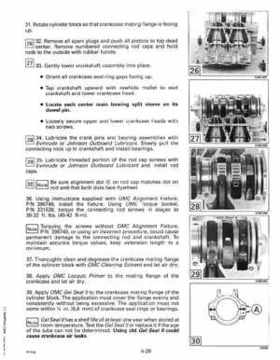 1992 Johnson Evinrude "EN" 90 deg. Cross V Service Repair Manual, P/N 508145, Page 181