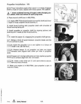 1992 Johnson Evinrude "EN" 90 deg. Cross V Service Repair Manual, P/N 508145, Page 229