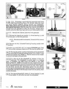 1992 Johnson Evinrude "EN" 90 deg. Cross V Service Repair Manual, P/N 508145, Page 237