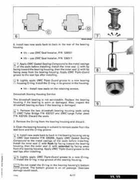 1992 Johnson Evinrude "EN" 90 deg. Cross V Service Repair Manual, P/N 508145, Page 241