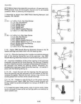 1992 Johnson Evinrude "EN" 90 deg. Cross V Service Repair Manual, P/N 508145, Page 244