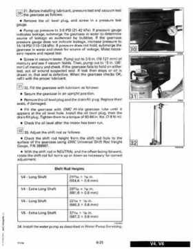 1992 Johnson Evinrude "EN" 90 deg. Cross V Service Repair Manual, P/N 508145, Page 249