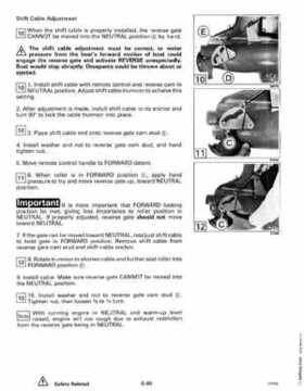1992 Johnson Evinrude "EN" 90 deg. Cross V Service Repair Manual, P/N 508145, Page 264