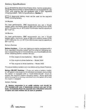 1992 Johnson Evinrude "EN" 90 deg. Cross V Service Repair Manual, P/N 508145, Page 268