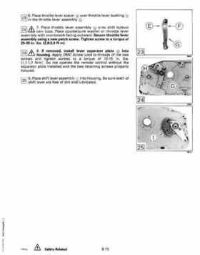 1992 Johnson Evinrude "EN" 90 deg. Cross V Service Repair Manual, P/N 508145, Page 309