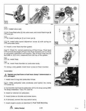 1993 Johnson Evinrude "ET" 2 thru 8 Service Repair Manual, P/N 508281, Page 76