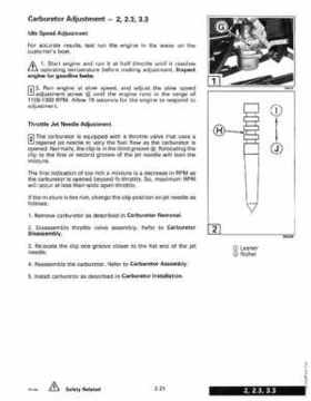 1993 Johnson Evinrude "ET" 2 thru 8 Service Repair Manual, P/N 508281, Page 77