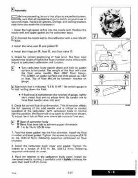 1993 Johnson Evinrude "ET" 2 thru 8 Service Repair Manual, P/N 508281, Page 87