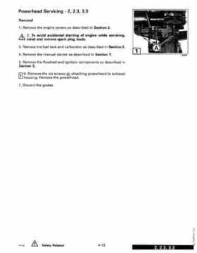 1993 Johnson Evinrude "ET" 2 thru 8 Service Repair Manual, P/N 508281, Page 155