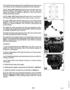 1993 Johnson Evinrude "ET" 2 thru 8 Service Repair Manual, P/N 508281, Page 182