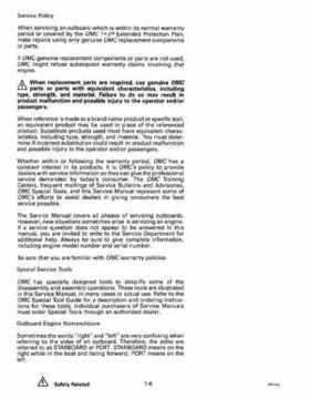 1993 Johnson Evinrude "ET" 40 thru 55 Service Repair Manual, P/N 508283, Page 12