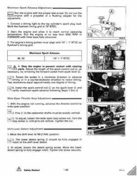 1993 Johnson Evinrude "ET" 40 thru 55 Service Repair Manual, P/N 508283, Page 50
