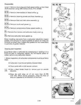 1993 Johnson Evinrude "ET" 40 thru 55 Service Repair Manual, P/N 508283, Page 94