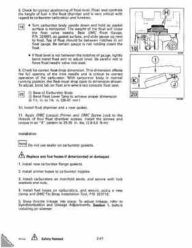 1993 Johnson Evinrude "ET" 40 thru 55 Service Repair Manual, P/N 508283, Page 97