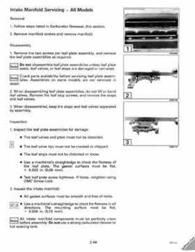 1993 Johnson Evinrude "ET" 40 thru 55 Service Repair Manual, P/N 508283, Page 100