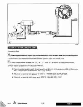 1993 Johnson Evinrude "ET" 40 thru 55 Service Repair Manual, P/N 508283, Page 135