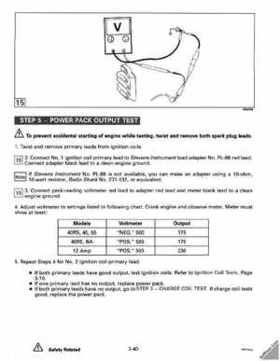 1993 Johnson Evinrude "ET" 40 thru 55 Service Repair Manual, P/N 508283, Page 142